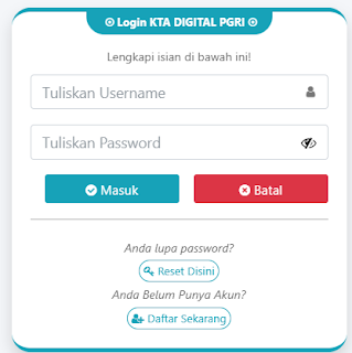 Register PGRI Toraja Utara - Persatuan Guru Republik Indonesia Cabang Toraja Utara